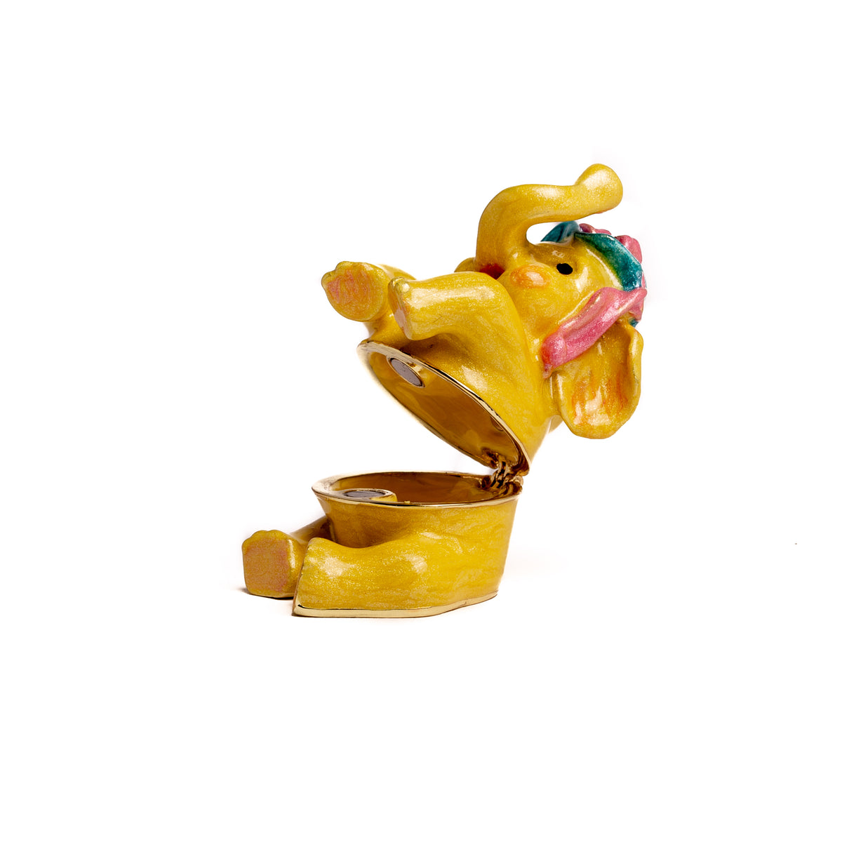 Eléphant jaune assis