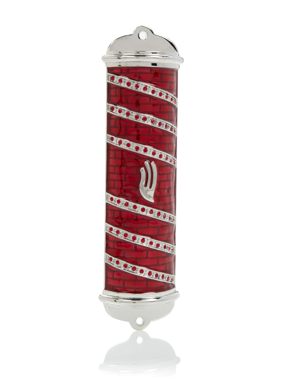 Red Modern Mezuzah