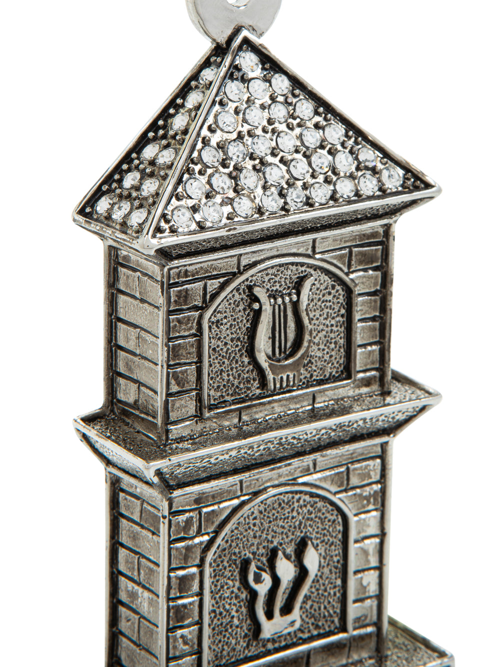 Silver Contemporary Synagogue style Mezuzah