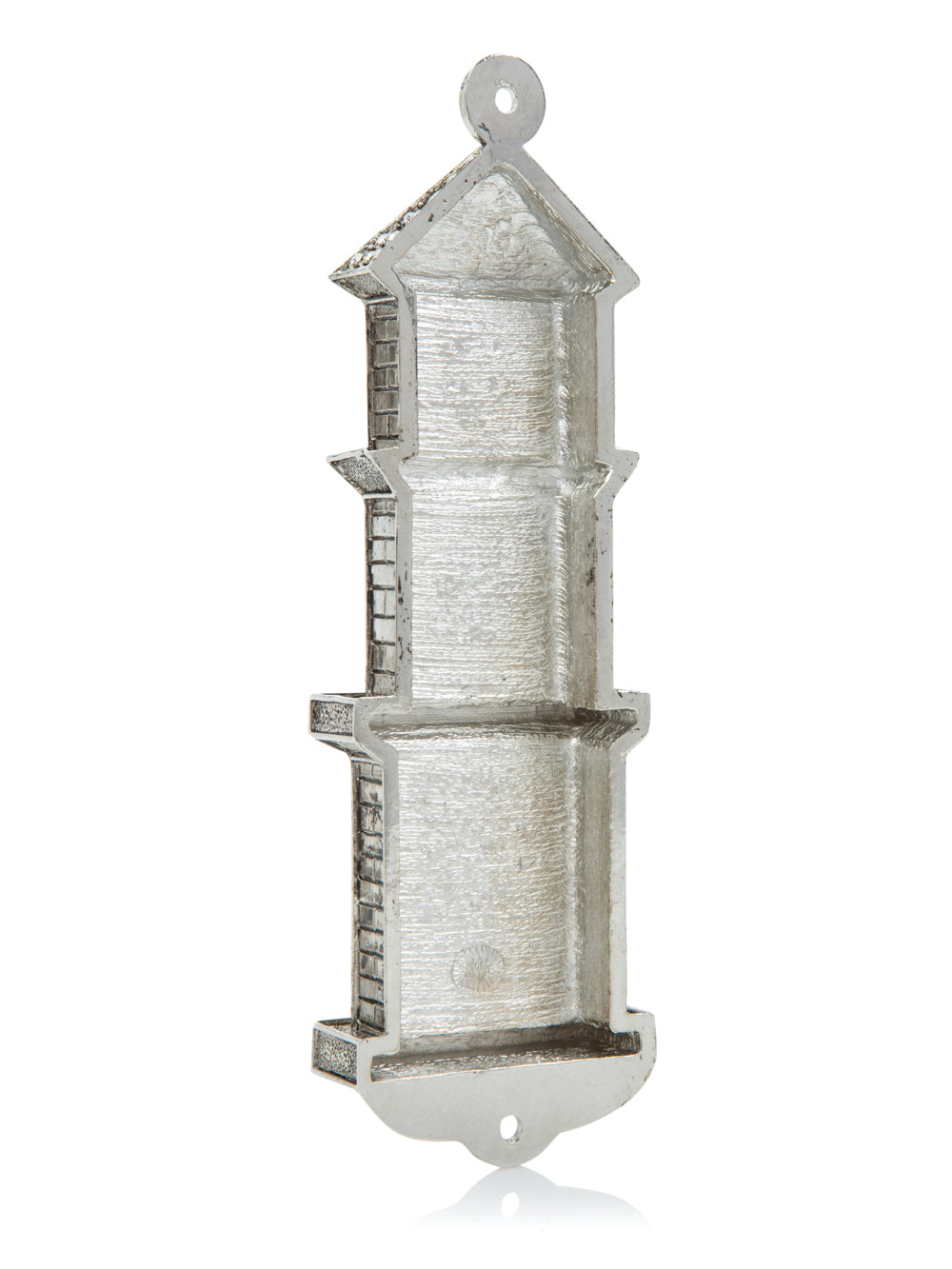 Silver Contemporary Synagogue style Mezuzah