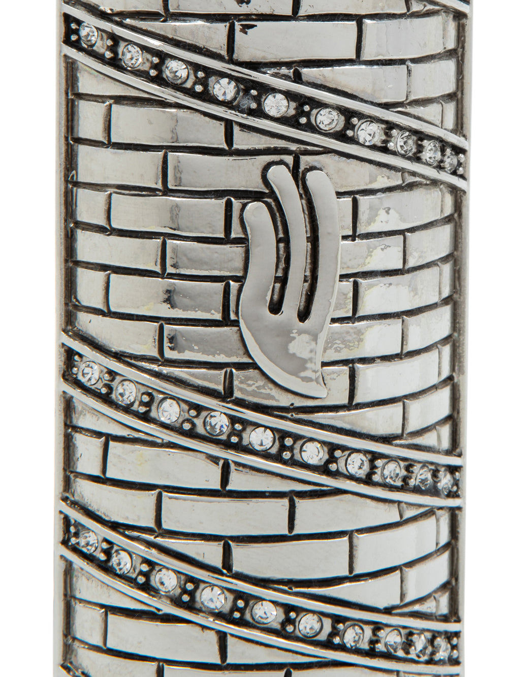 Silver Modern Mezuzah
