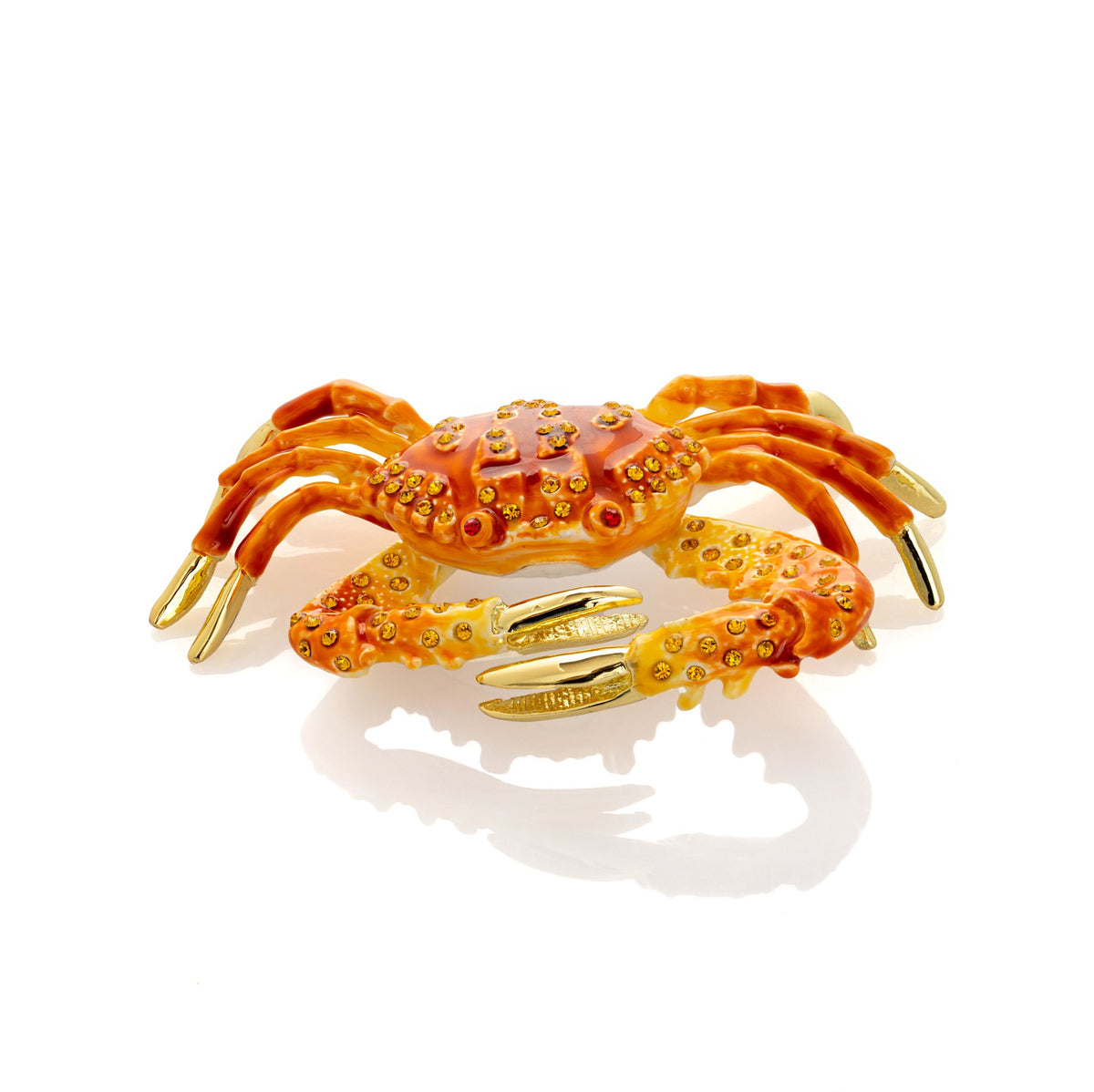 Keren Kopal Orange Crab trinket box