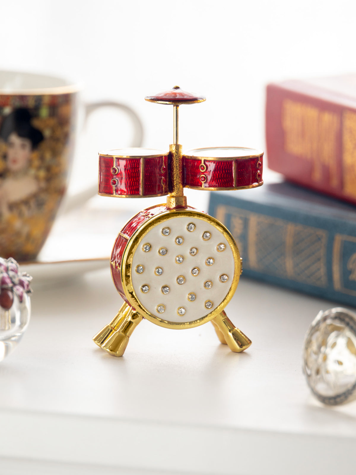 Keren Kopal Drum Set Trinket Box