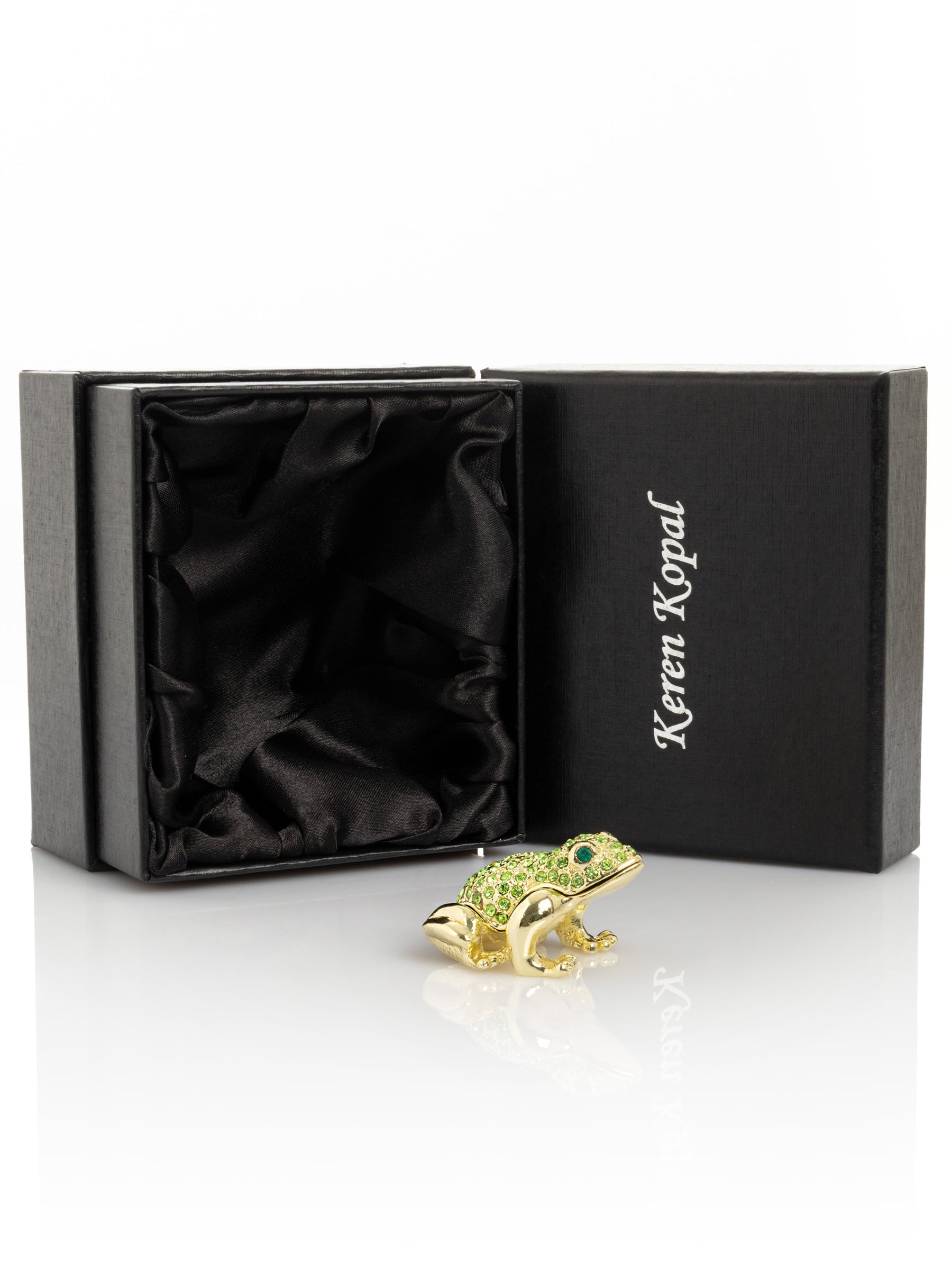 Green and Gold Sitting Toad
