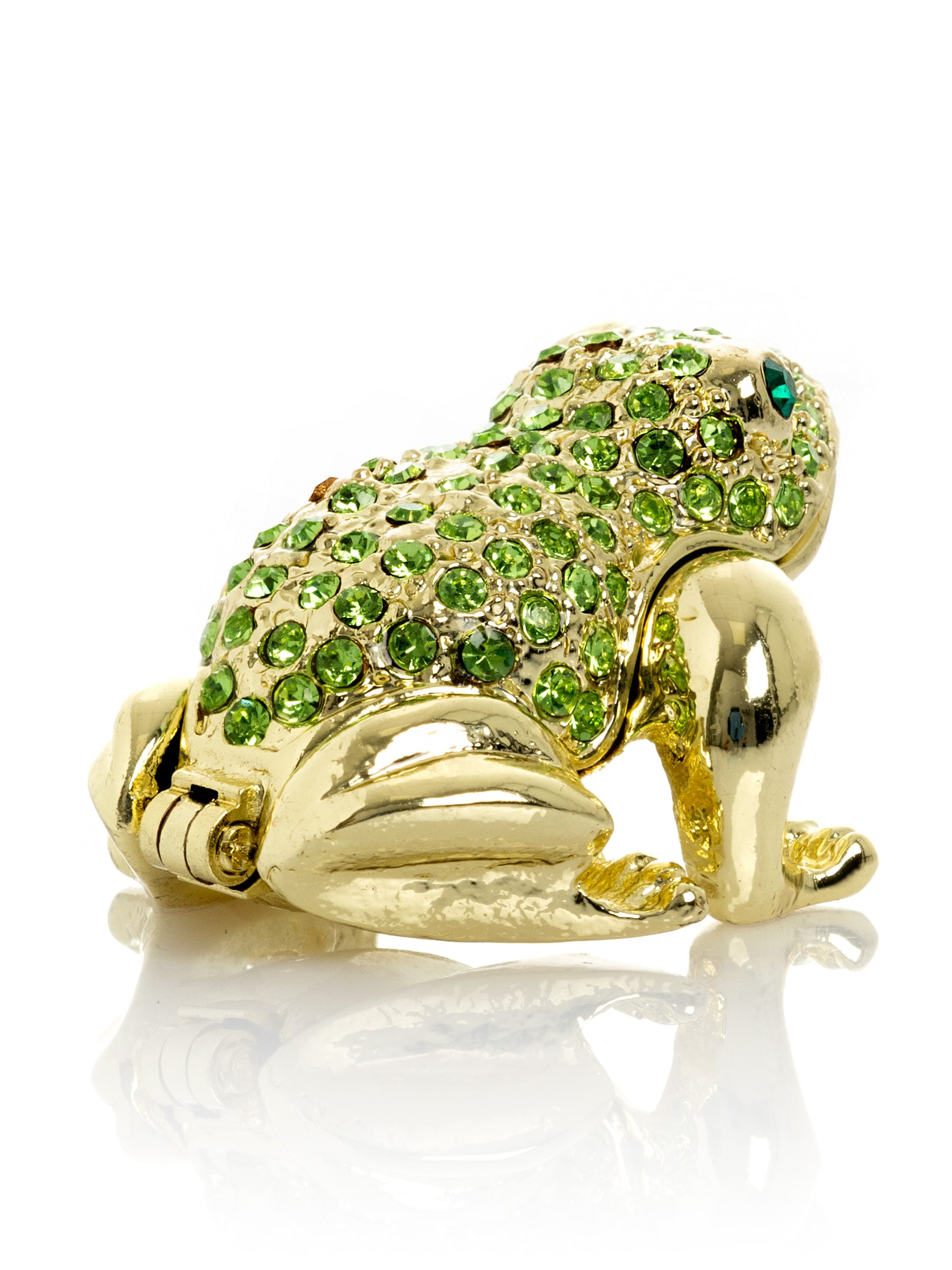 Green and Gold Sitting Toad