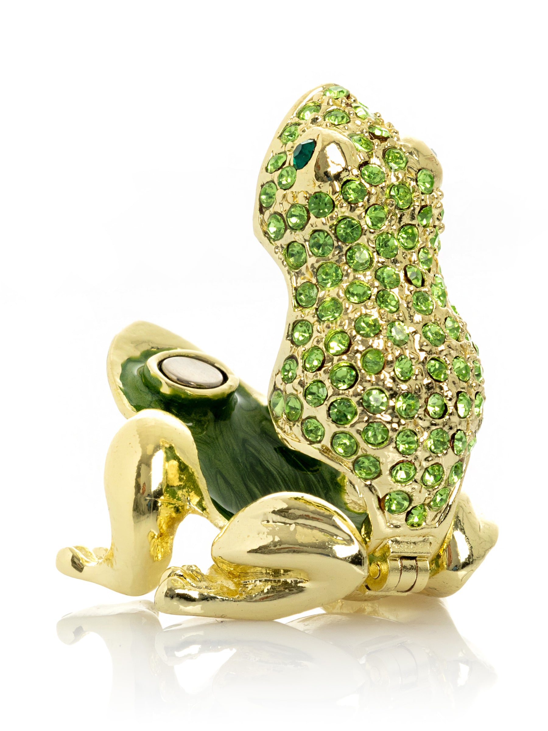 Green and Gold Sitting Toad