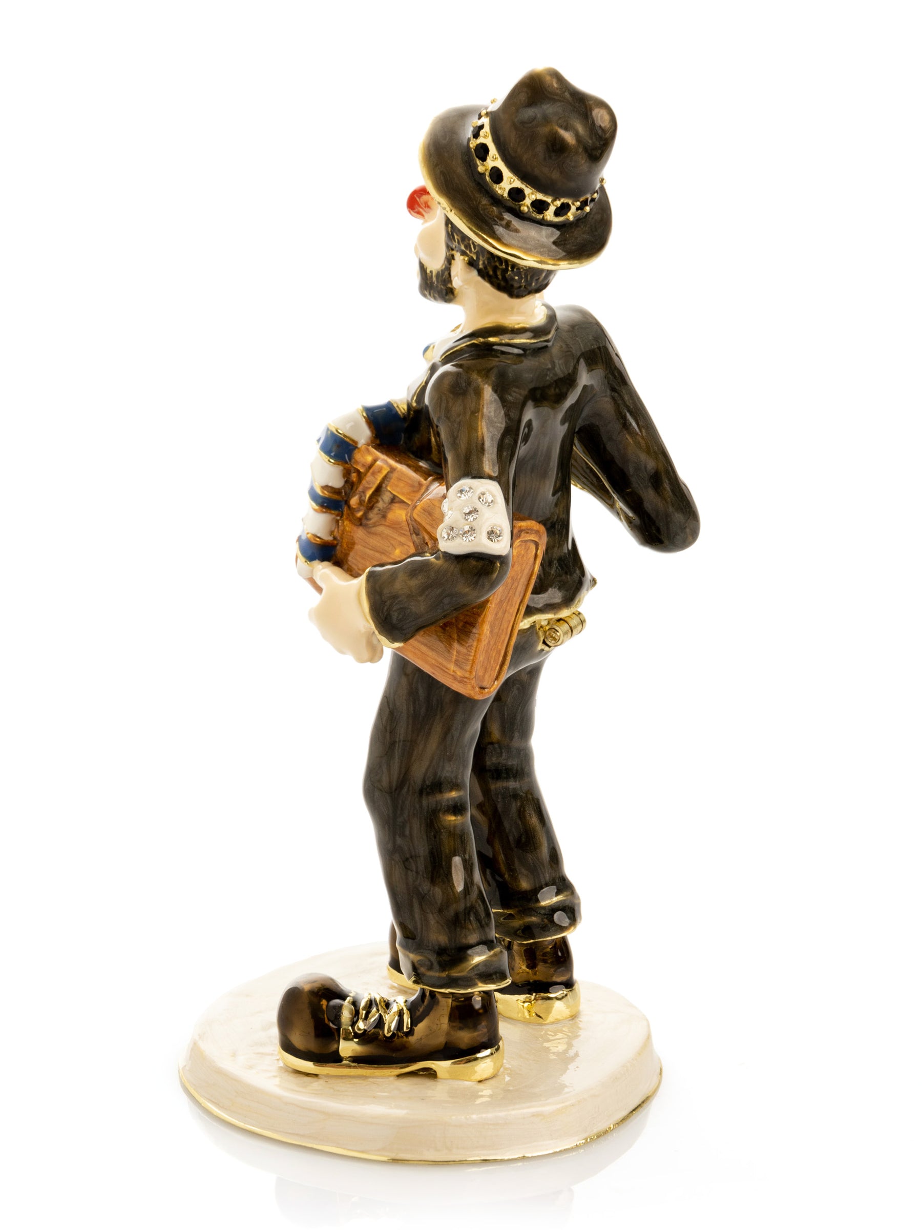 Clown Lawyer Trinket Box with Book & Scales of Justice