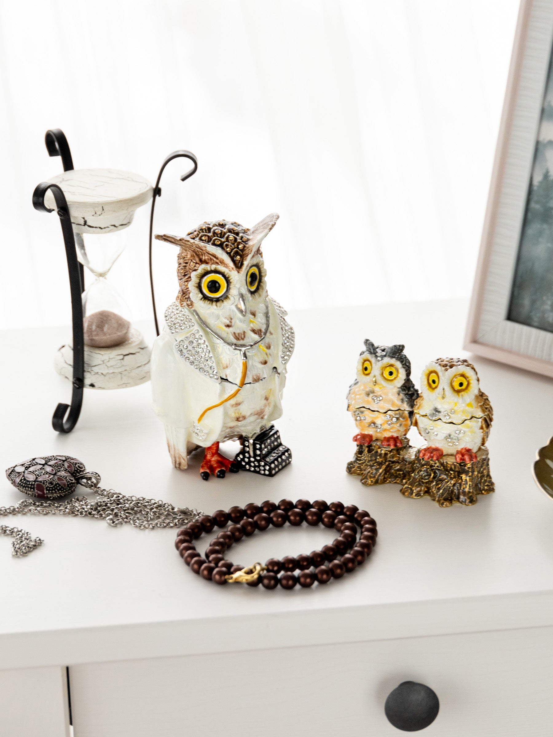 Keren Kopal Owl Doctor Trinket box