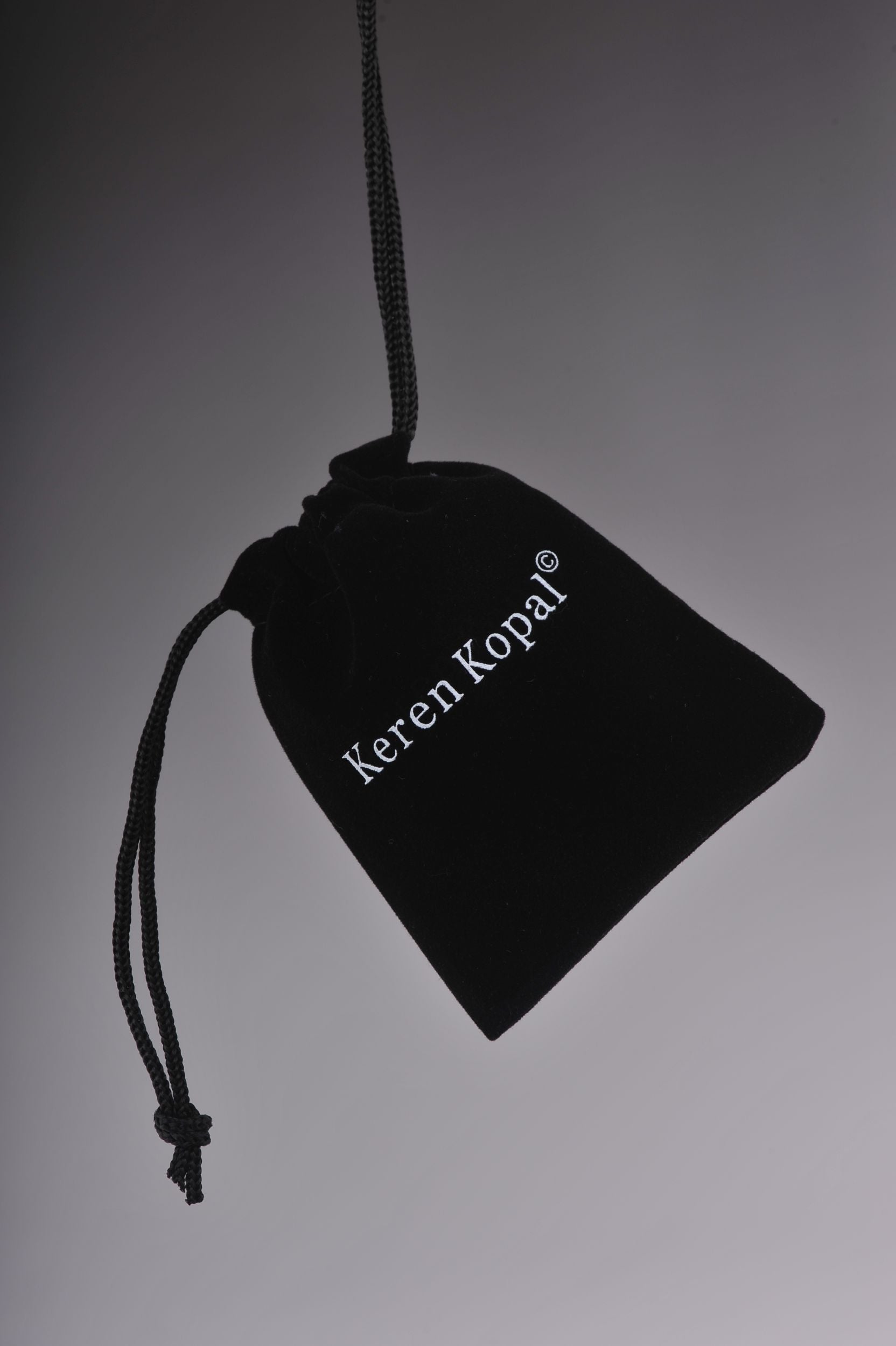 Keren Kopal Blue Egg Pendant with a Beetle