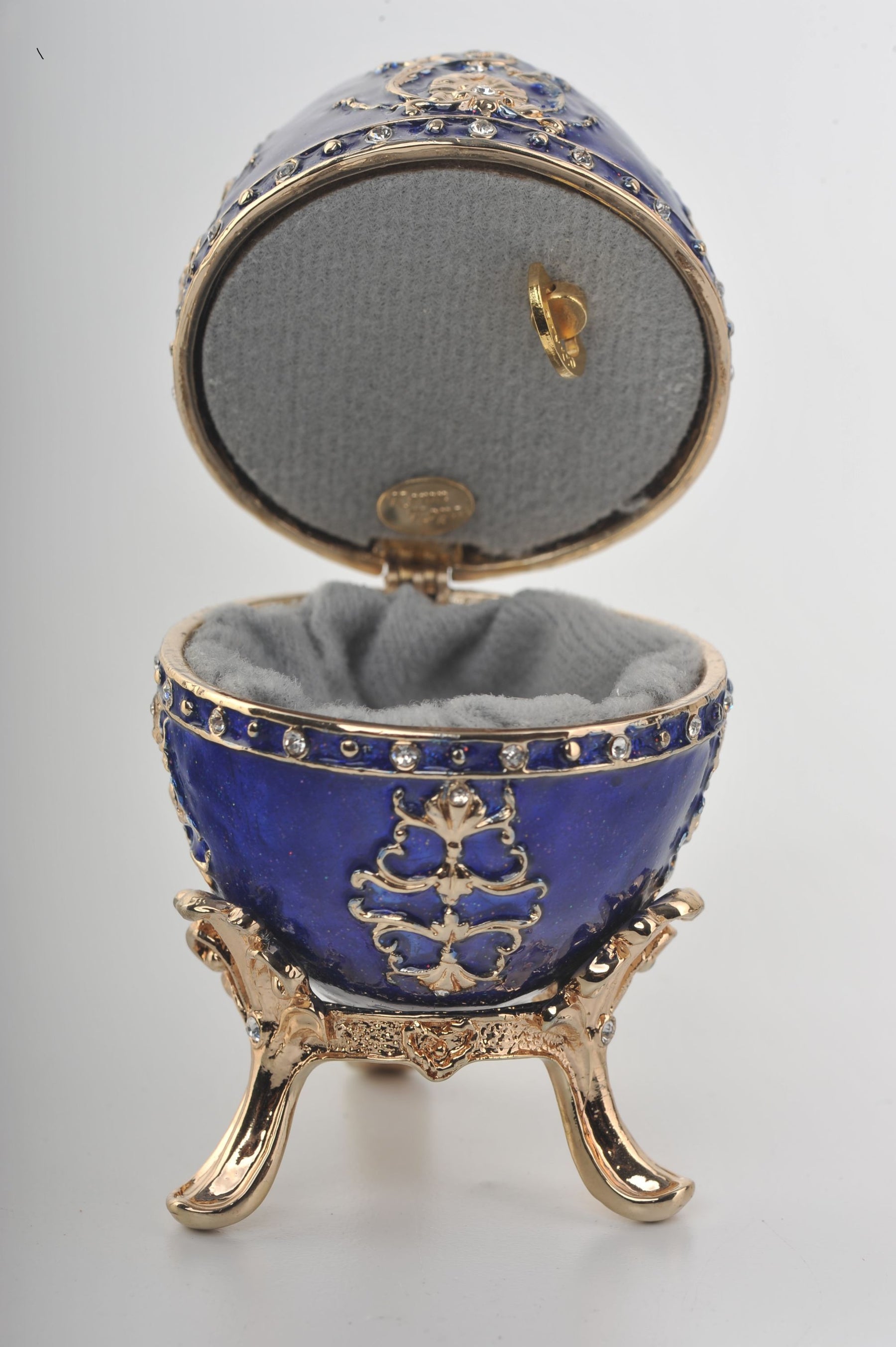 Keren Kopal Blue Faberge Egg Music Box