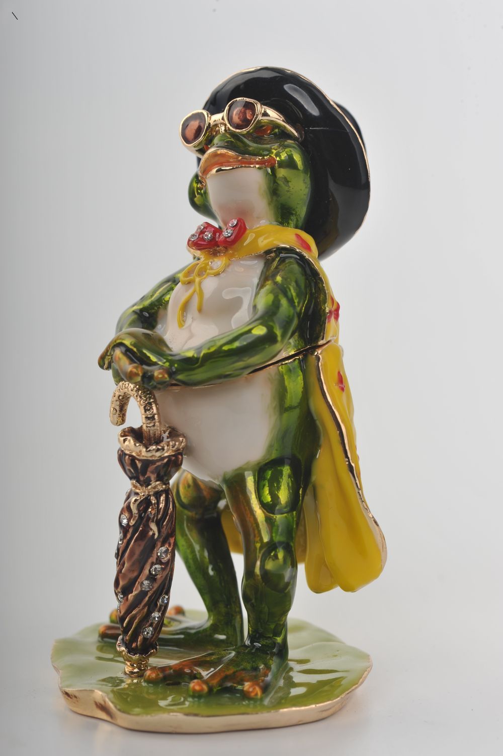 Keren Kopal Elegant Frog in Yellow Cape