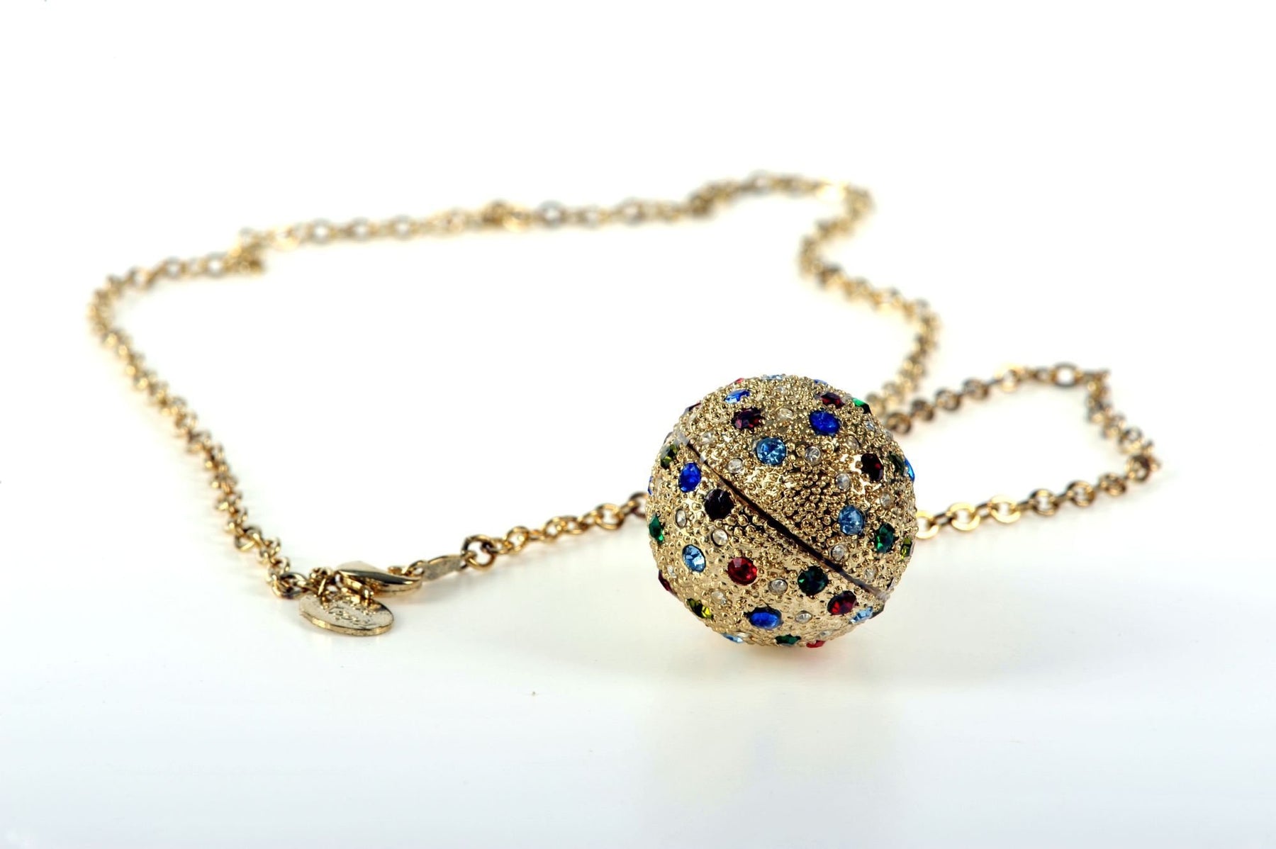 Keren Kopal Faberge Egg Pendant Necklace