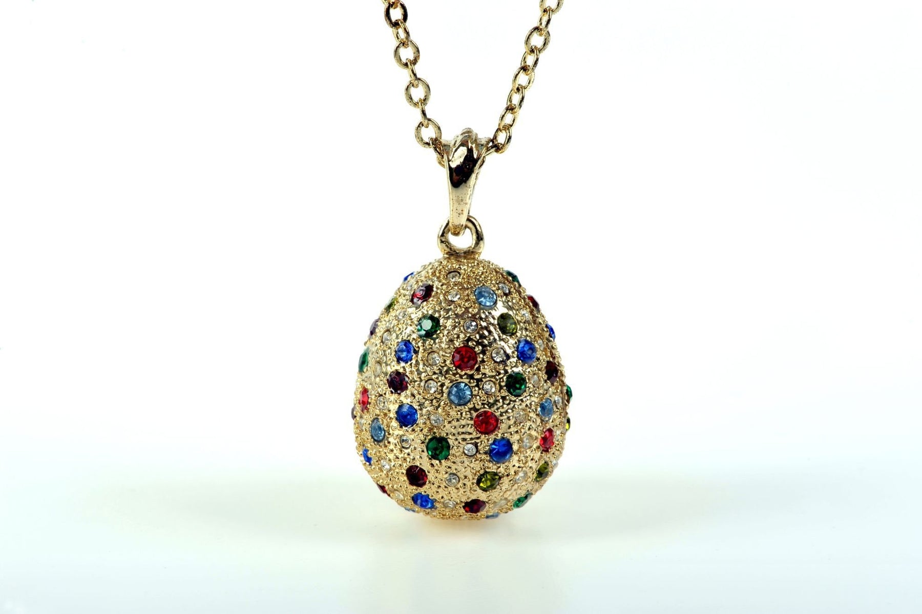 Keren Kopal Faberge Egg Pendant Necklace