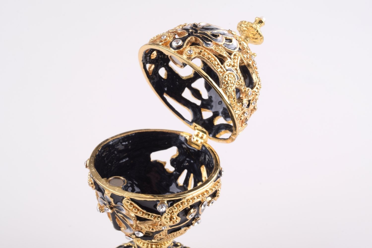 Keren Kopal Gold & Black Faberge Egg