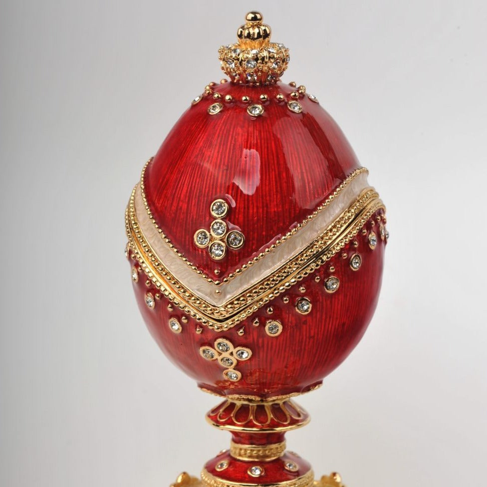 Keren Kopal Gold and Red Faberge Egg