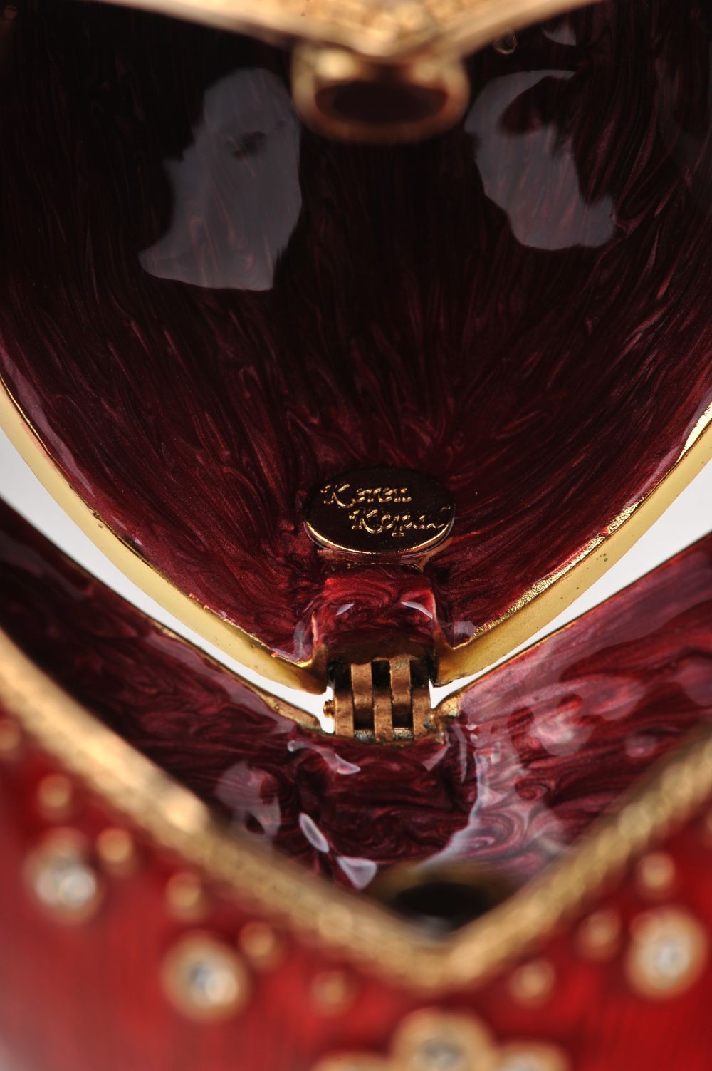 Keren Kopal Gold and Red Faberge Egg