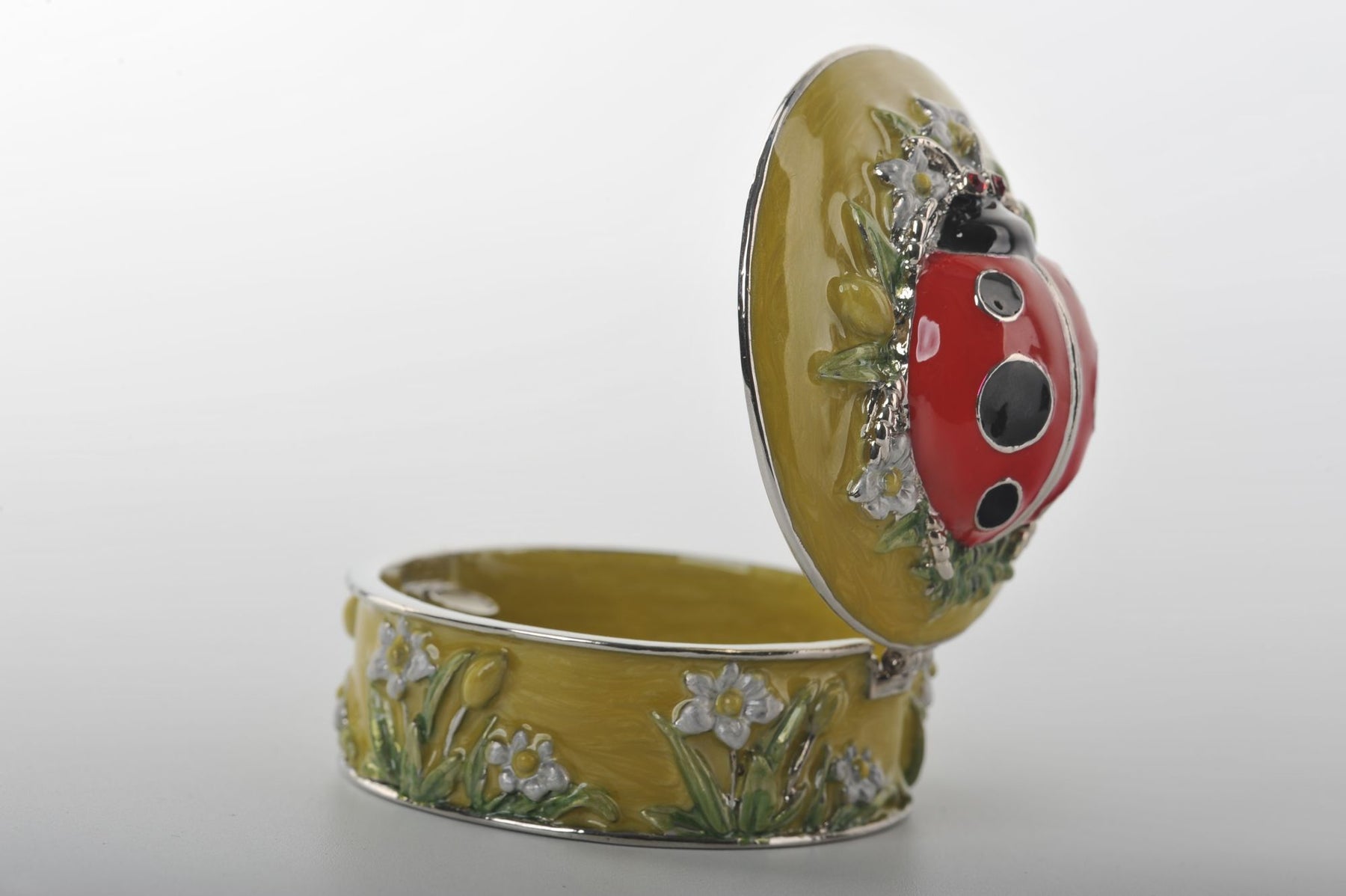 Keren Kopal Green Box with Red Ladybug