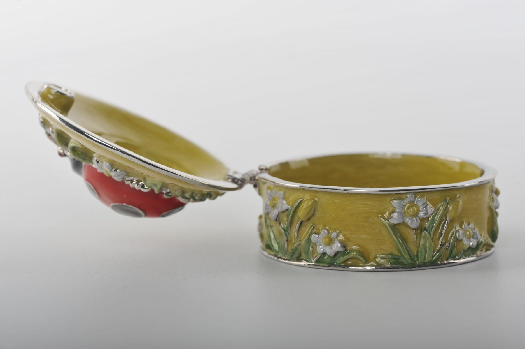 Keren Kopal Green Box with Red Ladybug