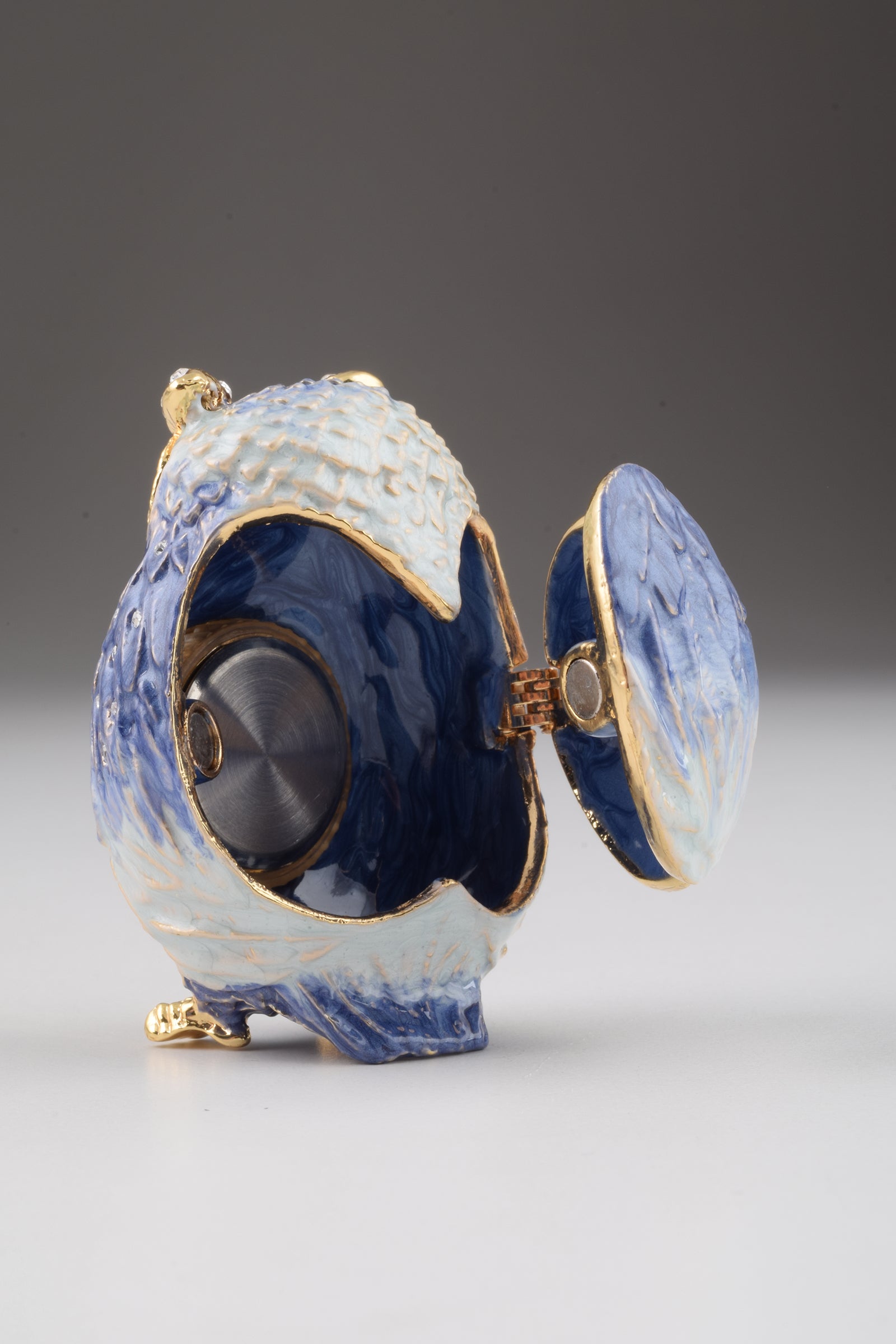 Keren Kopal Blue Owl with Clock