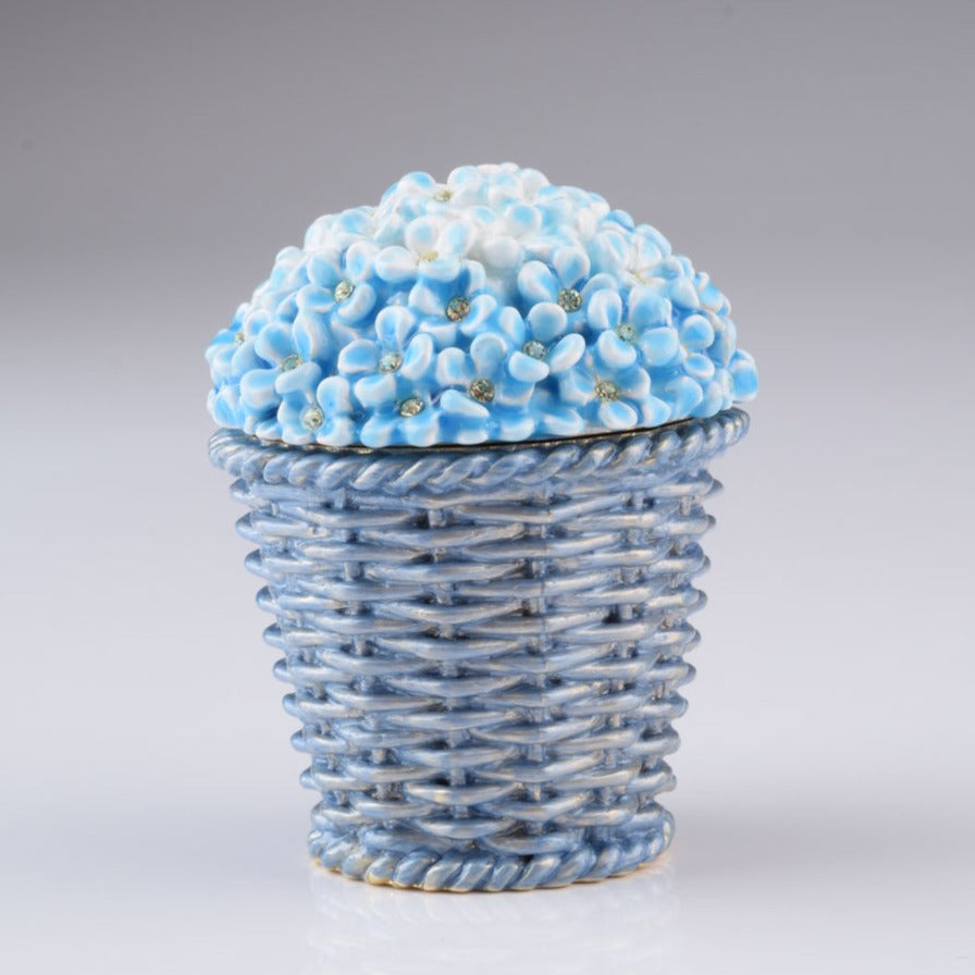 Keren Kopal Blue Flowers in Basket