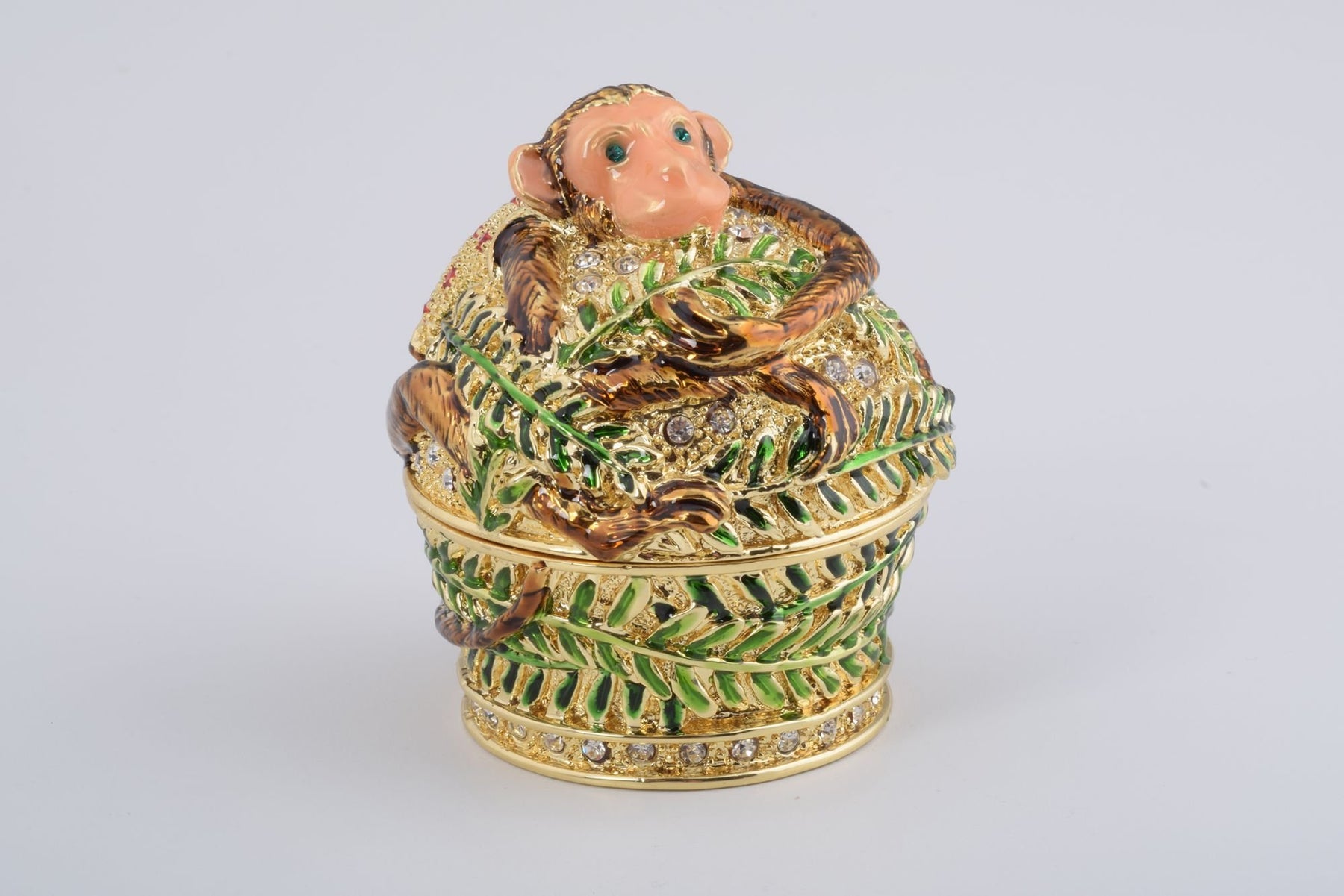 Keren Kopal Monkey Hugging a Tree Box