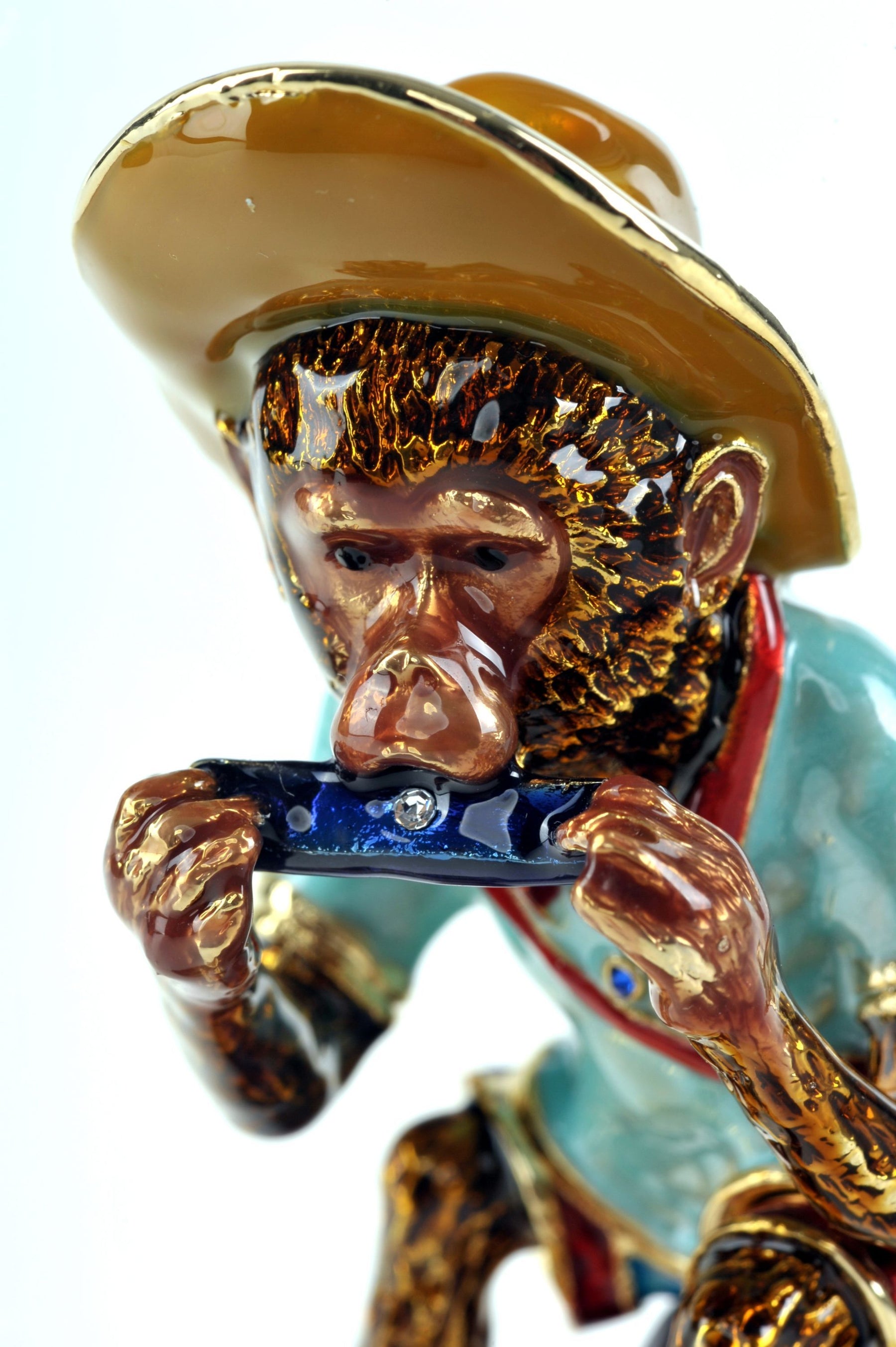 Keren Kopal Monkey Playing the Harmonica