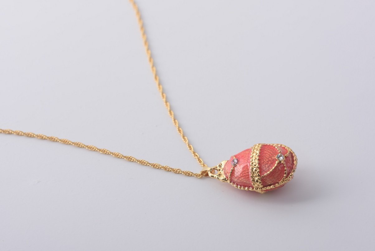 Keren Kopal Coral Egg Pendant Necklace