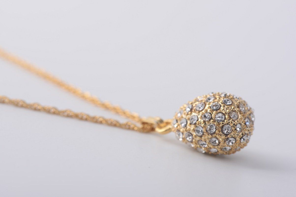 Keren Kopal Gold Plated Egg Pendant