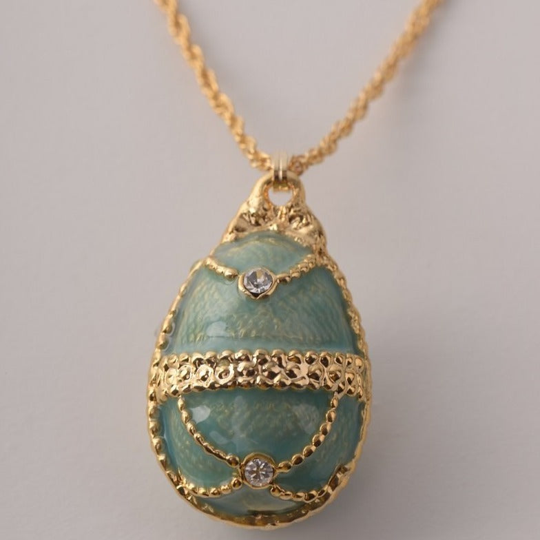 Keren Kopal Light Blue Egg Pendant Necklace