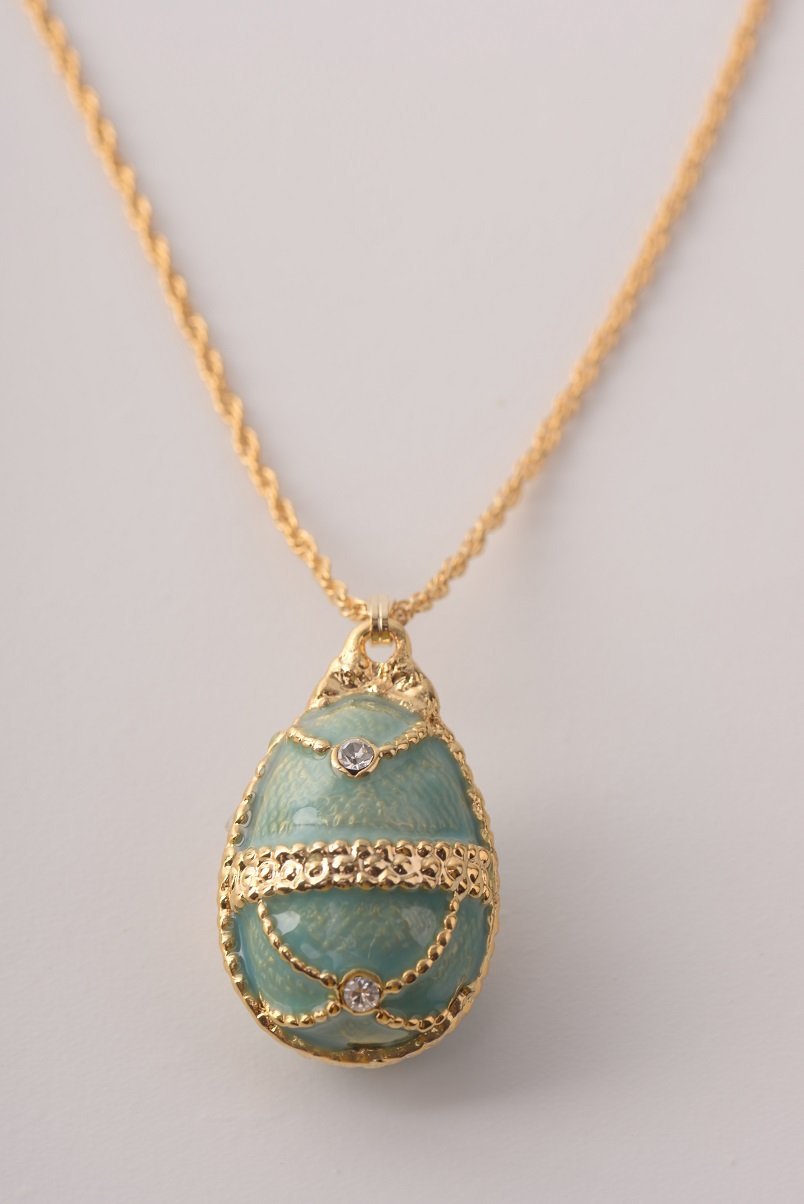 Keren Kopal Light Blue Egg Pendant Necklace