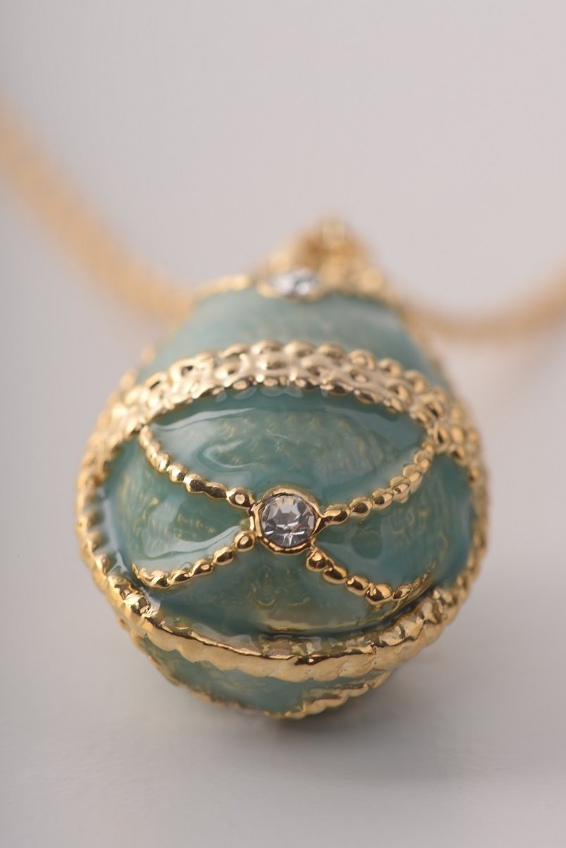 Keren Kopal Light Blue Egg Pendant Necklace
