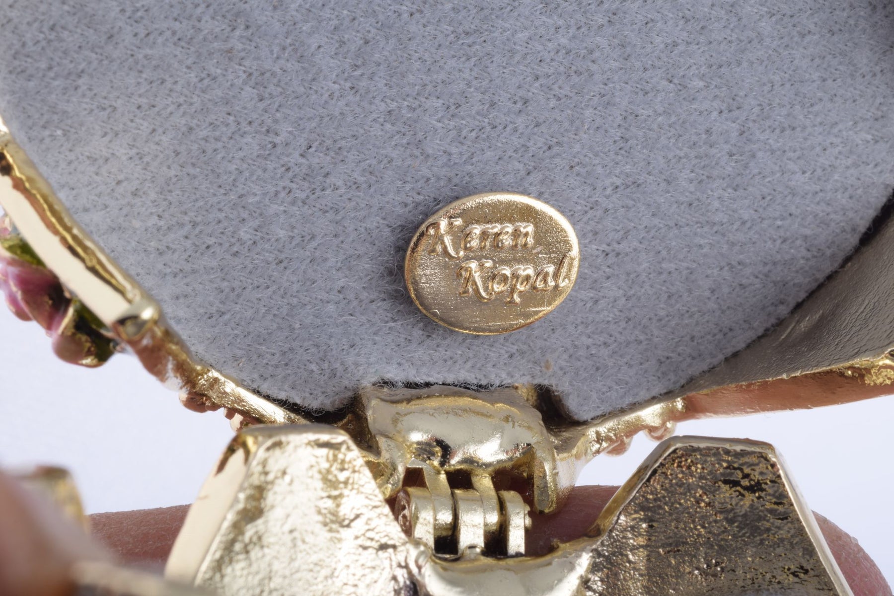 Keren Kopal Pink Roses Faberge Style Egg