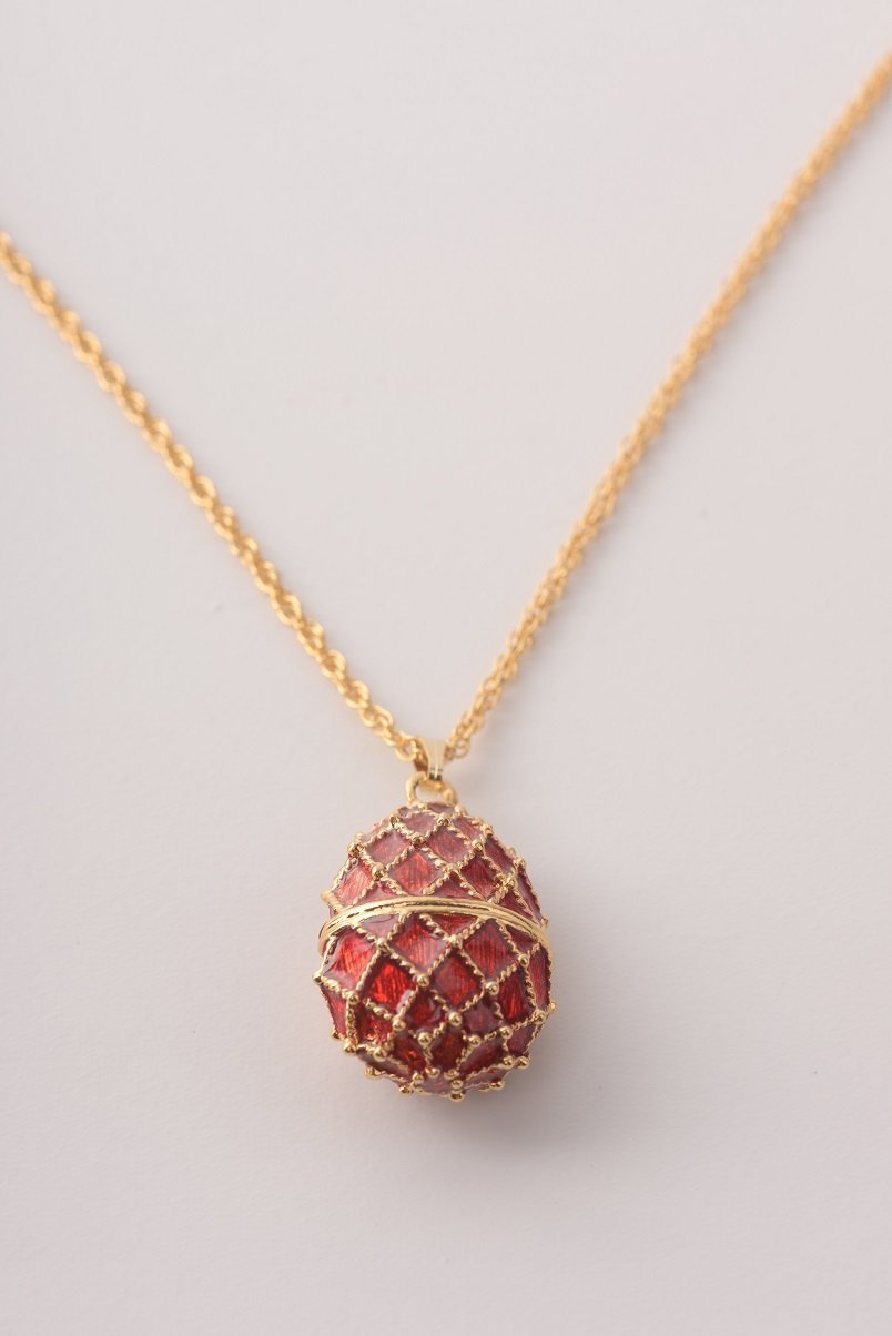 Keren Kopal Red Egg Pendant Necklace