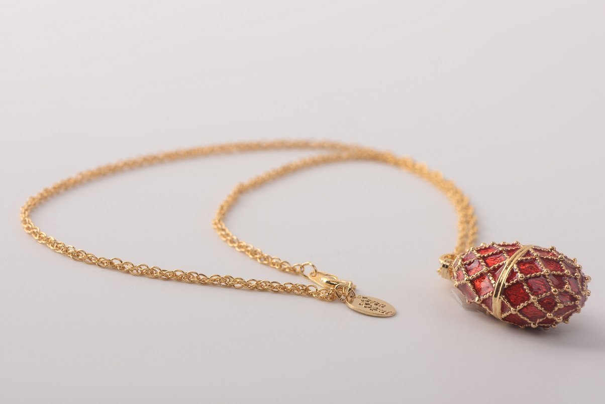 Keren Kopal Red Egg Pendant Necklace
