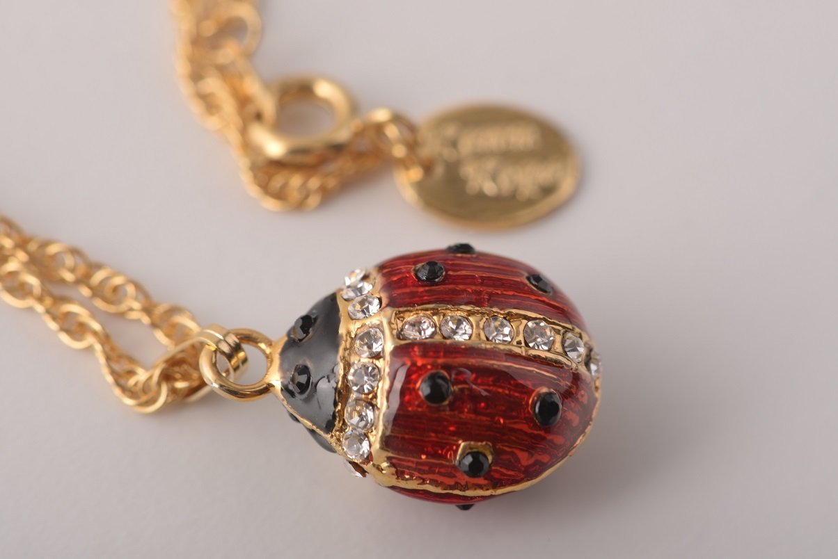 Keren Kopal Red Ladybug Pendant Necklace