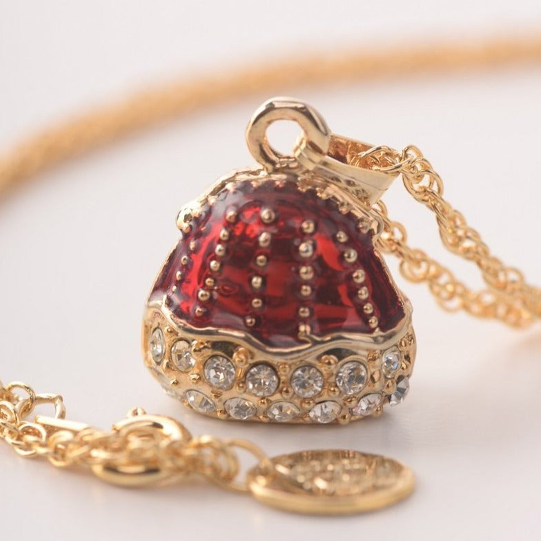 Keren Kopal Red Purse Pendant Necklace