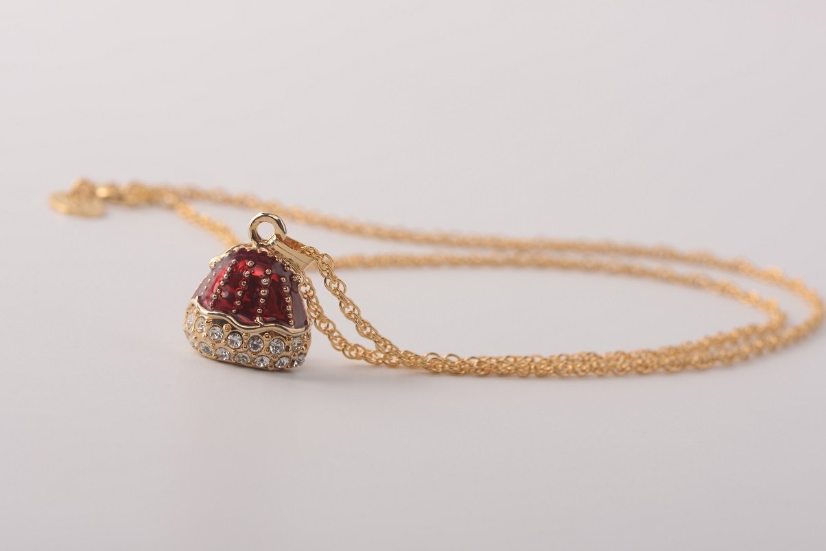 Keren Kopal Red Purse Pendant Necklace