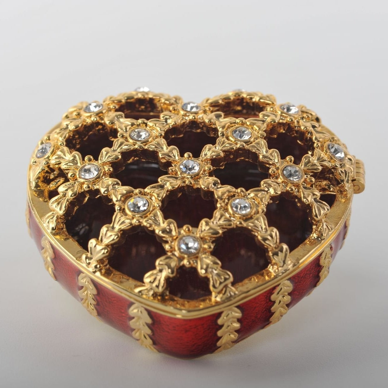 Keren Kopal Shiny Heart Trinket Box