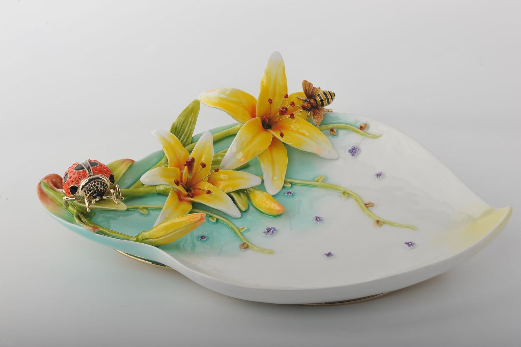 Keren Kopal Trinket Plate with Ladybug