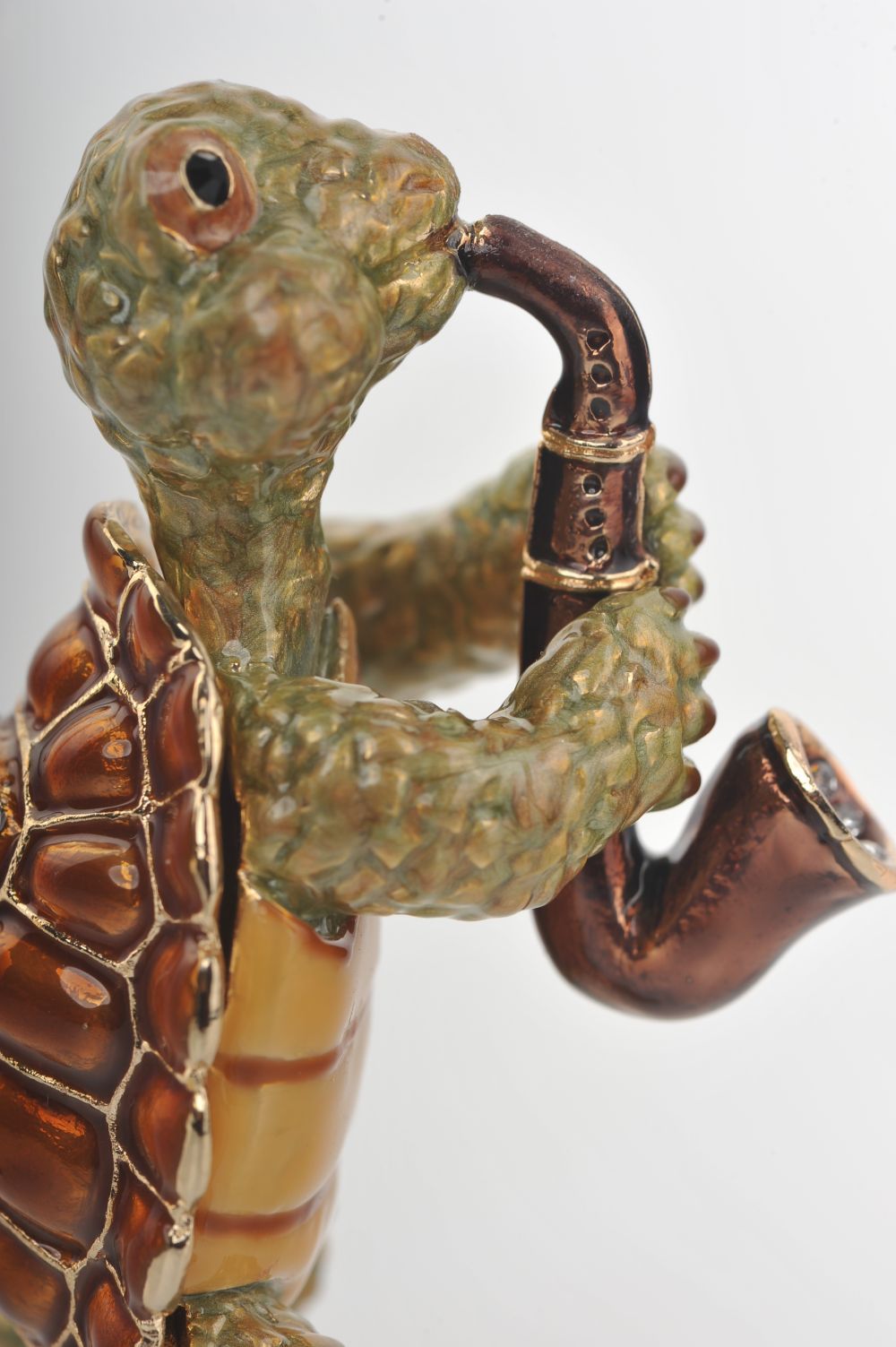 Keren Kopal Turtle Playing the Saxophone