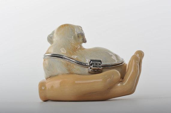 Keren Kopal Zodiac Dog Laying on Hand