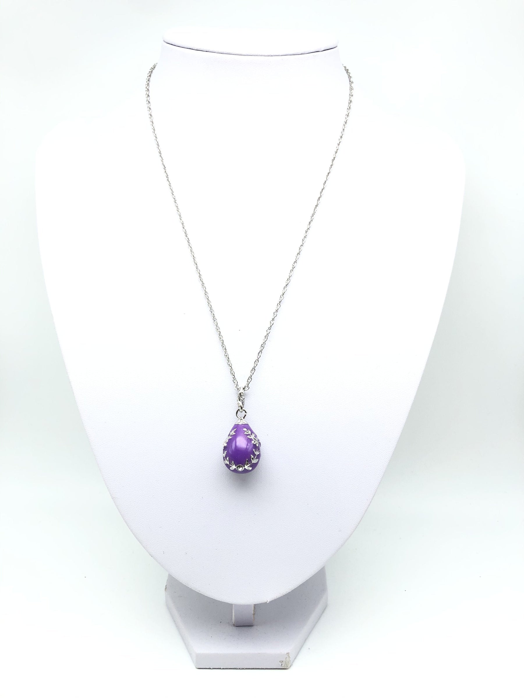 Keren Kopal Purple Egg Pendant Necklace