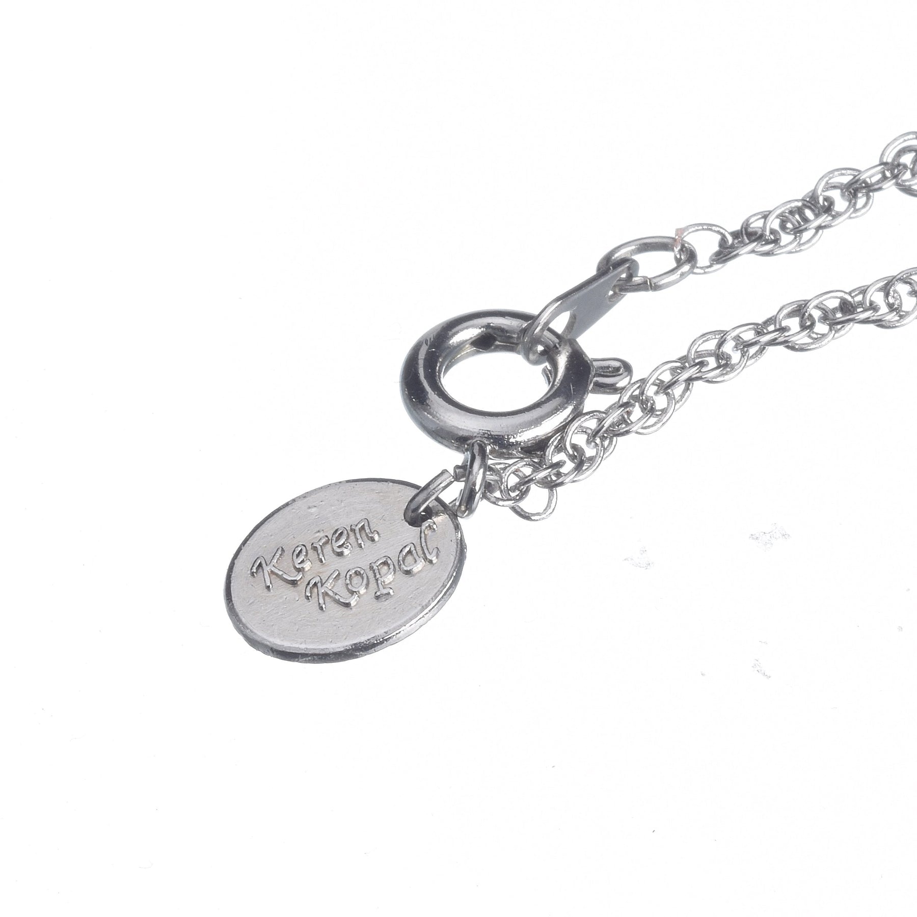 Keren Kopal Purple Egg Pendant Necklace