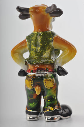 Keren Kopal Standing Bull with Green Pants