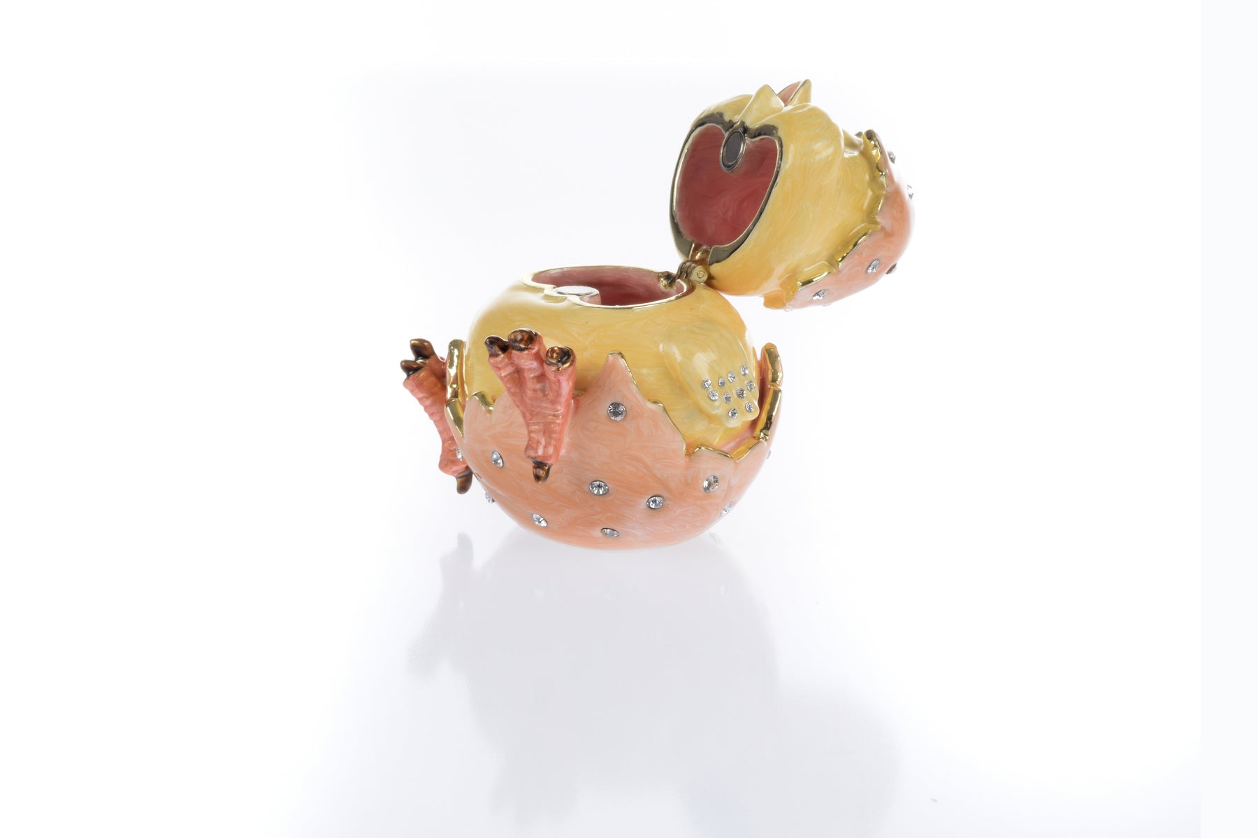 Keren Kopal A chick hatches from an egg Trinket Box