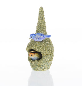 Keren Kopal Two love Birds in a nest Trinket Box