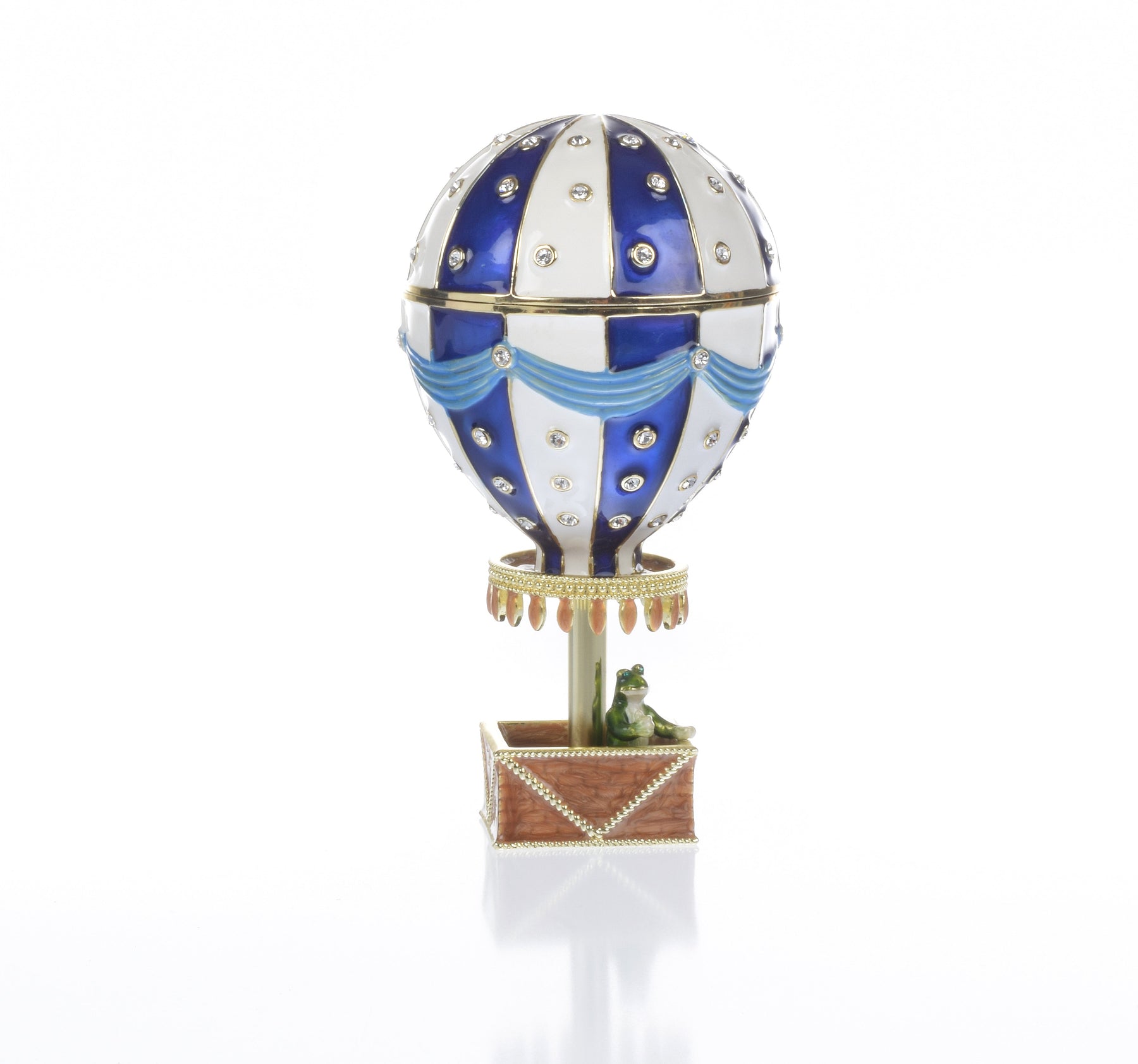 Keren Kopal Blue Hot air balloon with frog Limited edition 1-250