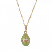 Keren Kopal Gold & Green Egg Pendant Gold Necklace