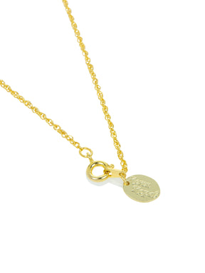 Black & Gold Egg Pendant Necklace