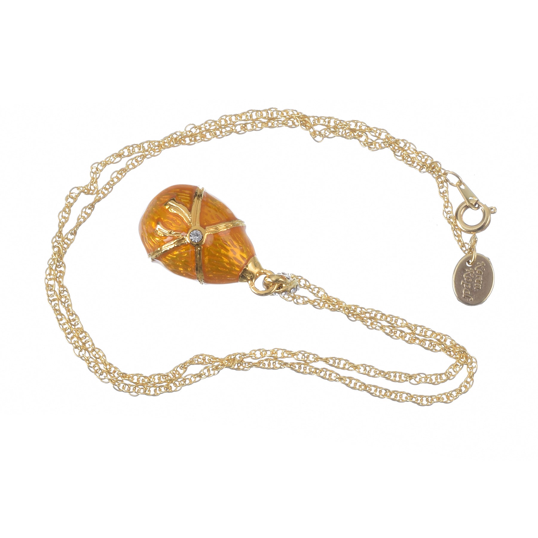 Keren Kopal Pink Egg Pendant Necklace